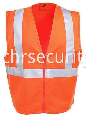 Orange High Visibility Safety Vest